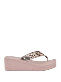 Elowen G Buckle Wedge Sandals