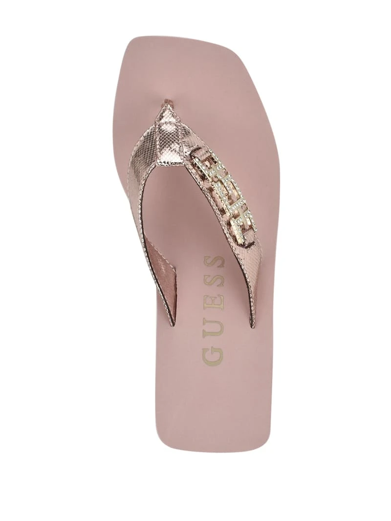 Elowen G Buckle Wedge Sandals