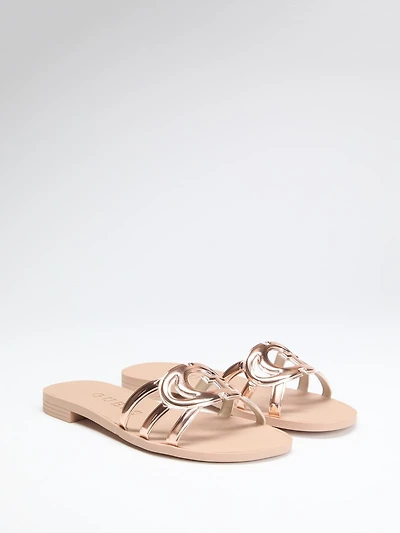 Elyho Jelly Cutout Slide Sandals