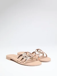 Elyho Jelly Cutout Slide Sandals