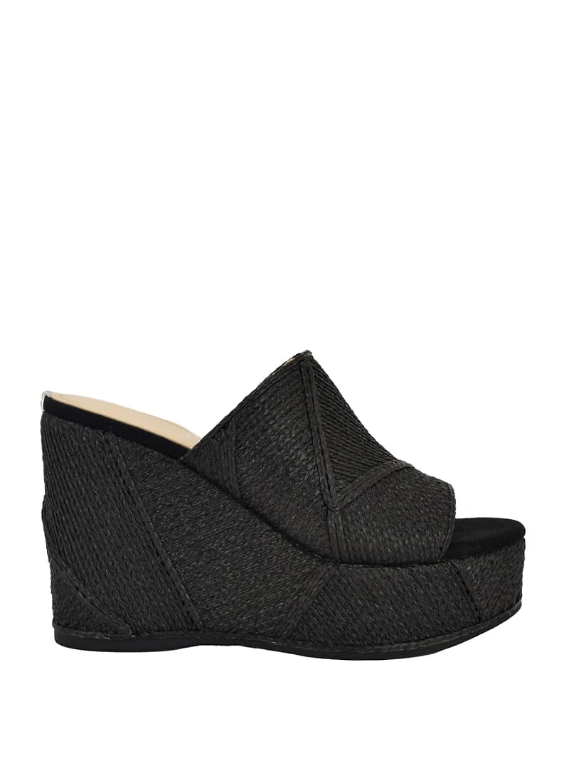 Evenz Raffia Platform Wedges