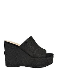 Evenz Raffia Platform Wedges
