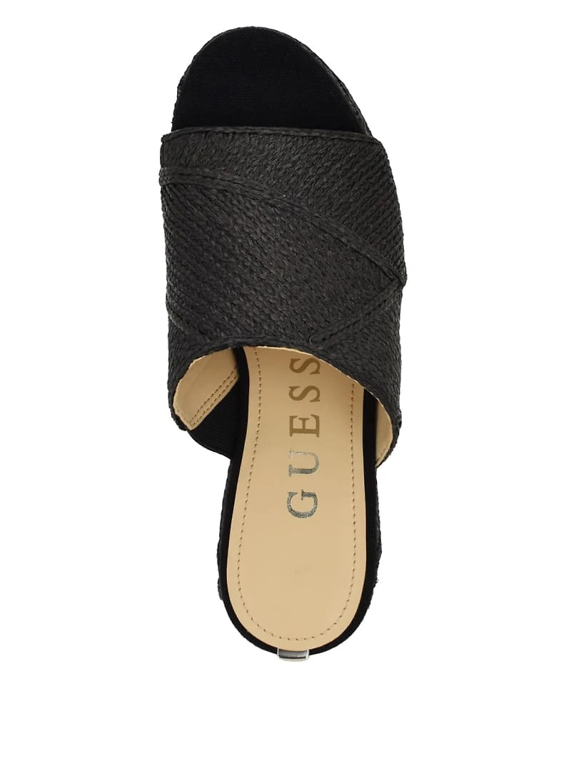 Evenz Raffia Platform Wedges