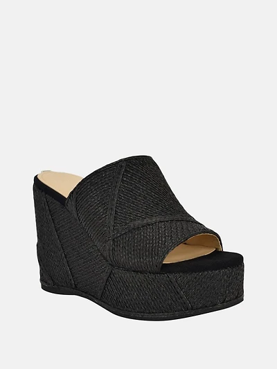 Evenz Raffia Platform Wedges