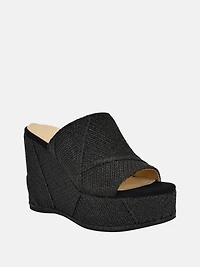 Evenz Raffia Platform Wedges