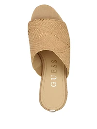 Evenz Raffia Platform Wedges