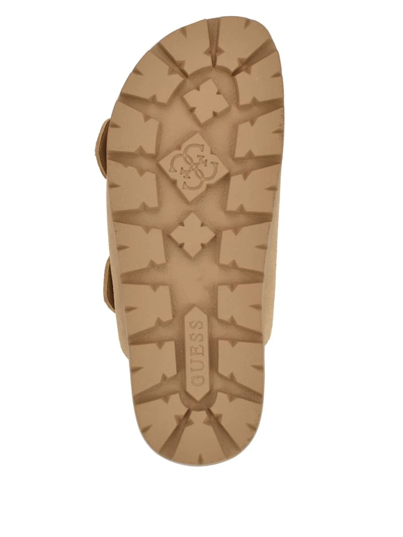 Fasten Suede Sandals