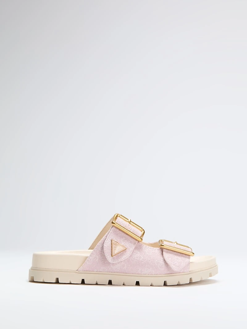 Fasten Raffia Sandals