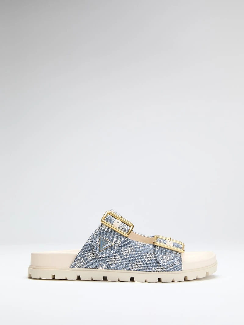 Fasten Raffia Sandals