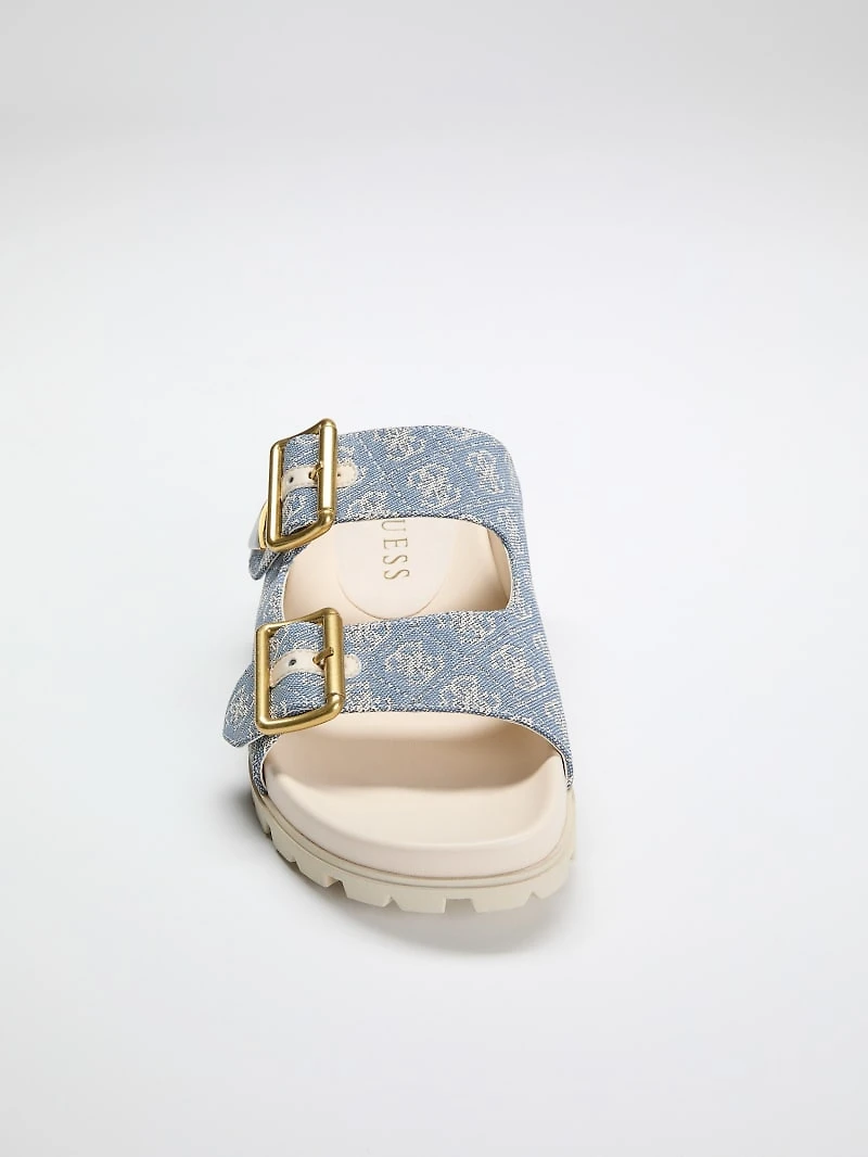 Fasten Raffia Sandals