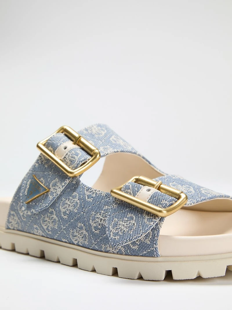 Fasten Raffia Sandals