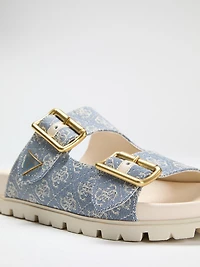 Fasten Raffia Sandals