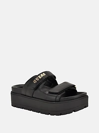 Fasten Genuine Leather Sandal