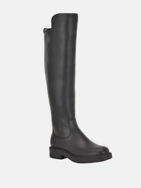 Fyza Knee-High Faux-Leather Boots