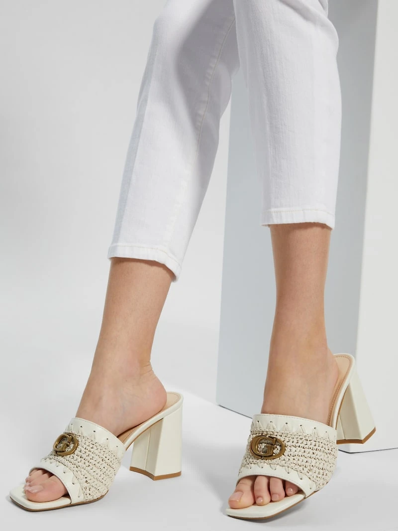 Gellian Woven Mules