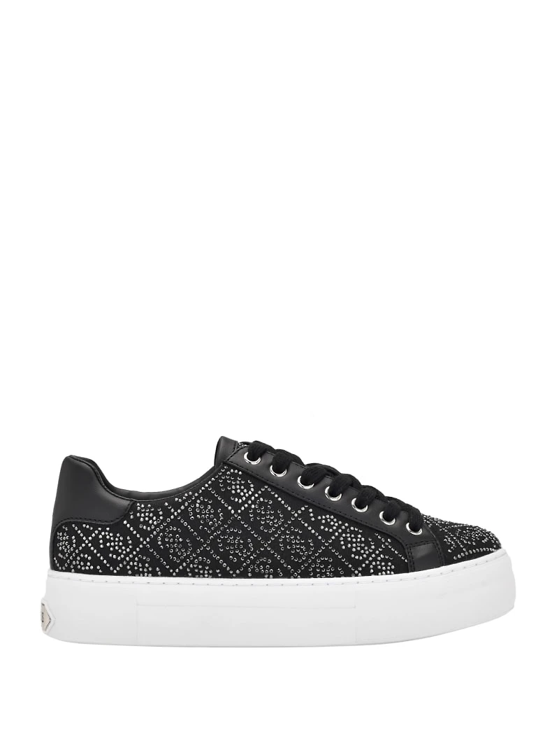 Gelsen Rhinestone Logo Low-Top Sneakers