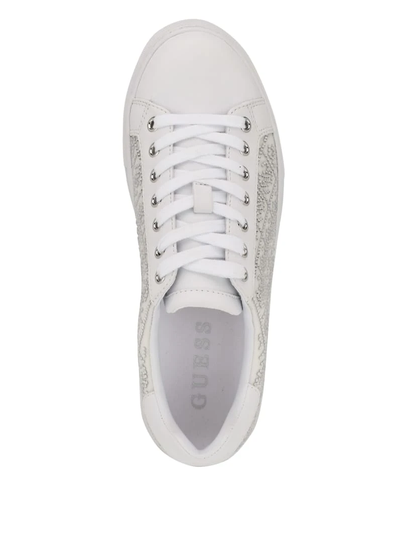 Gelsen Rhinestone Logo Low-Top Sneakers