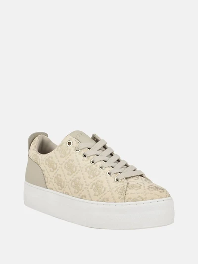 Giaa Logo Print Low-Top Sneakers
