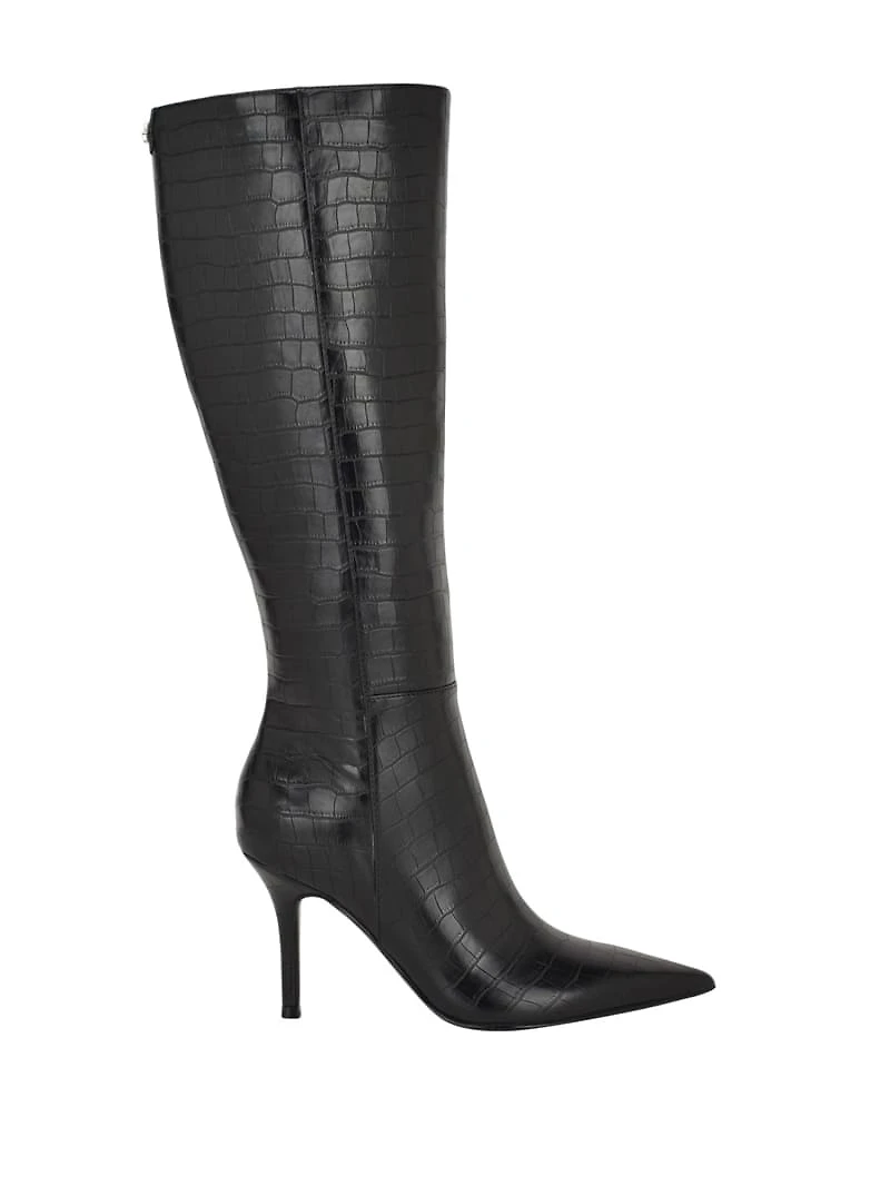 Gressa Knee-High Faux-Leather Boots