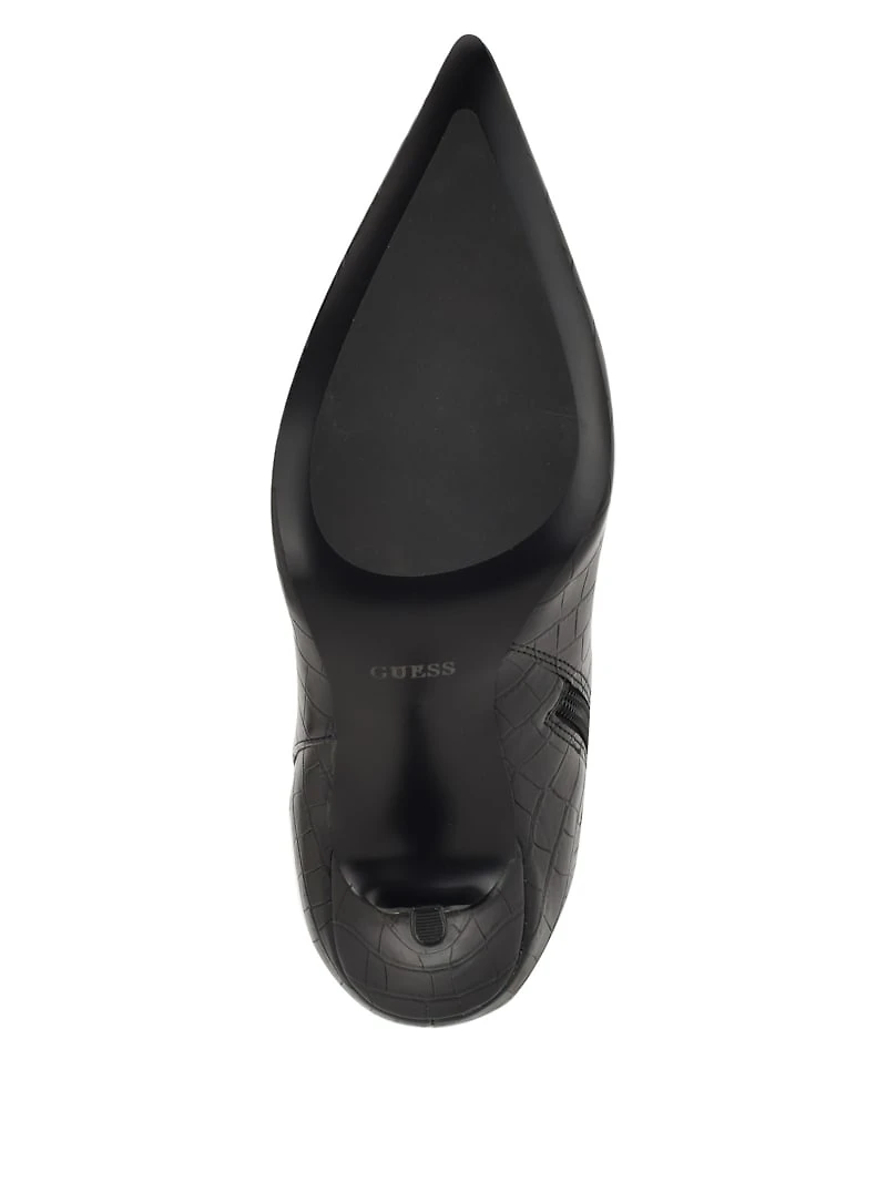 Gressa Knee-High Faux-Leather Boots