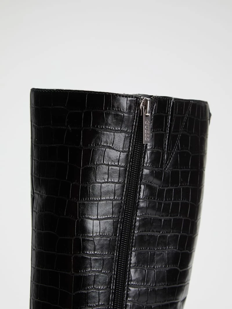 Gressa Knee-High Faux-Leather Boots