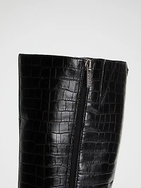 Gressa Knee-High Faux-Leather Boots