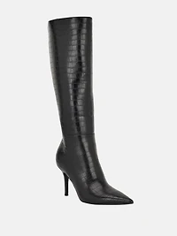 Gressa Knee-High Faux-Leather Boots