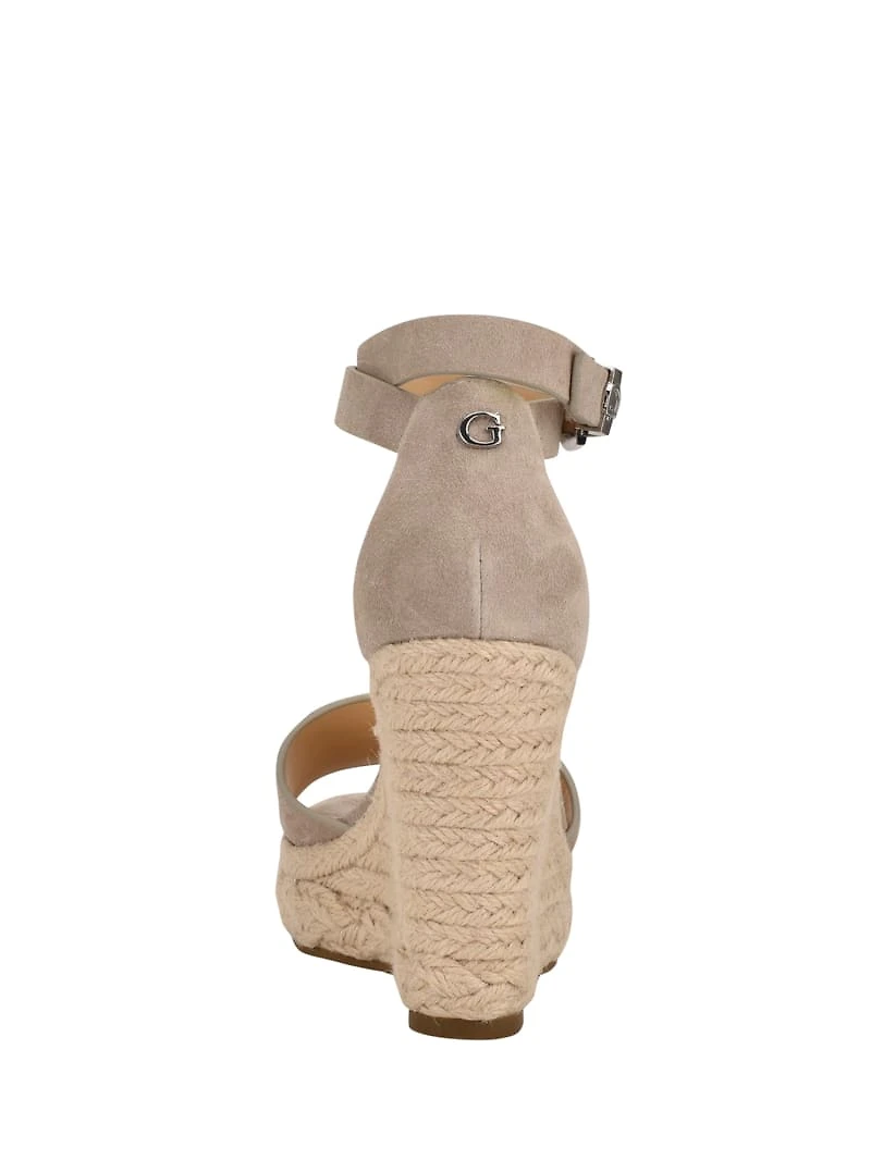Hidy Suede Espadrille Wedges