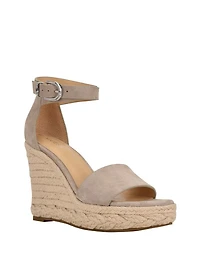Hidy Suede Espadrille Wedges