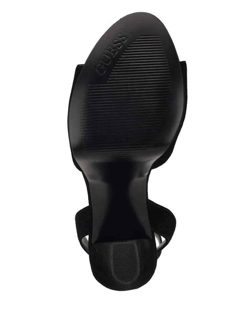 Hitten Suede Platform Dress Sandals