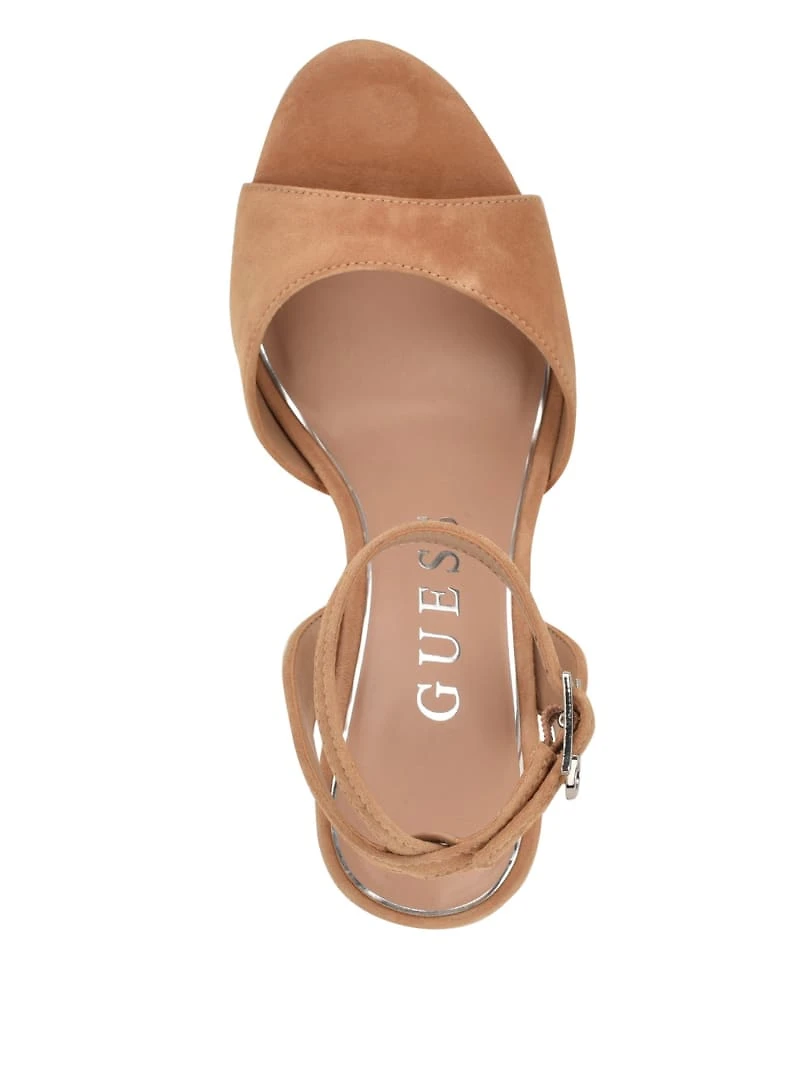 Hitten Suede Platform Dress Sandals