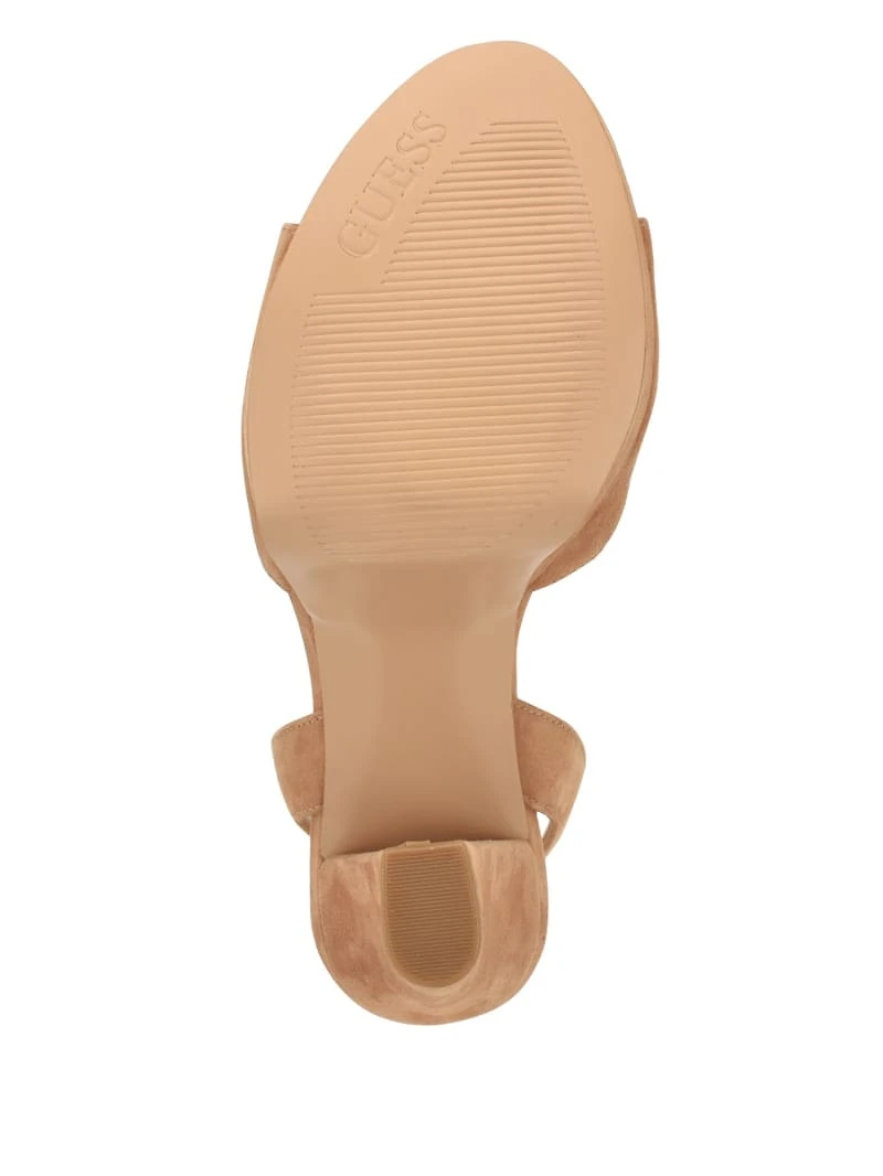 Hitten Suede Platform Dress Sandals