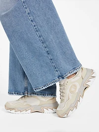 Ibitha Metallic Signature G Sneakers