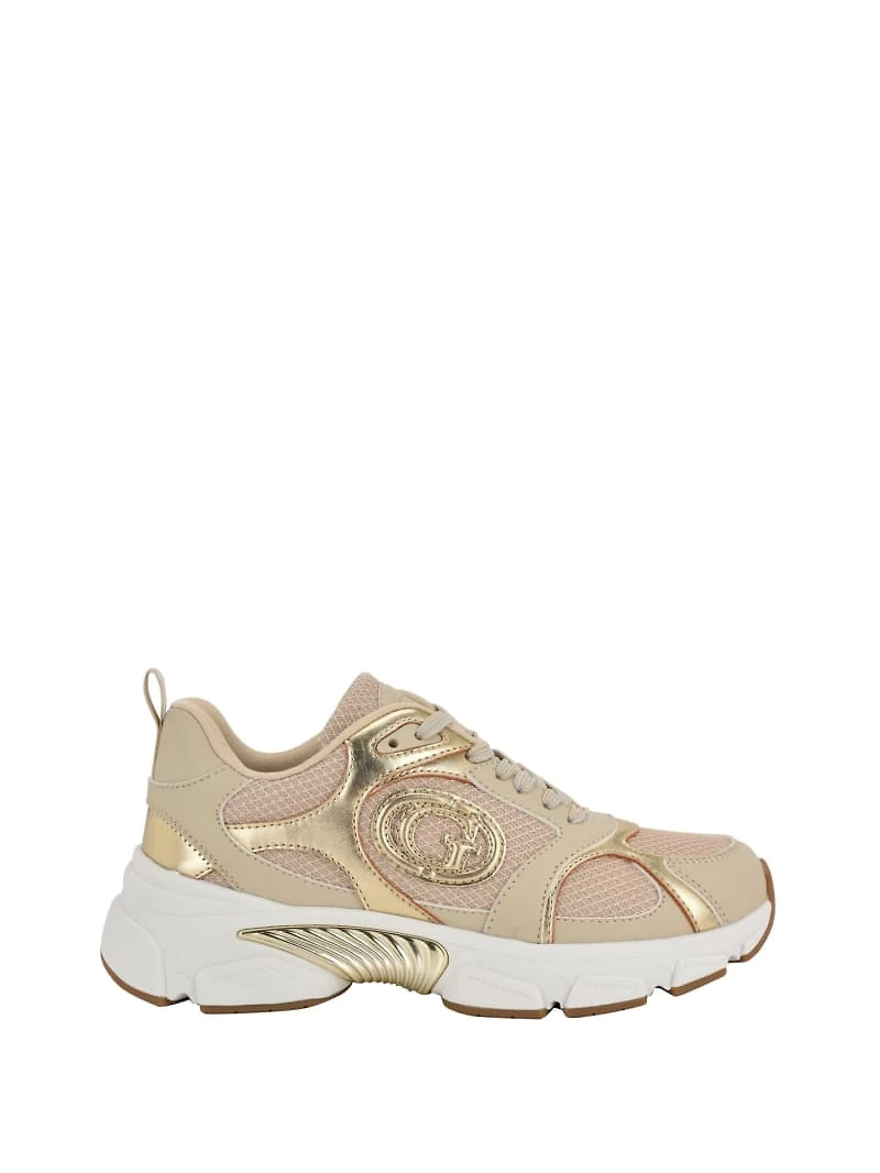 Ibitha Metallic Signature G Sneakers