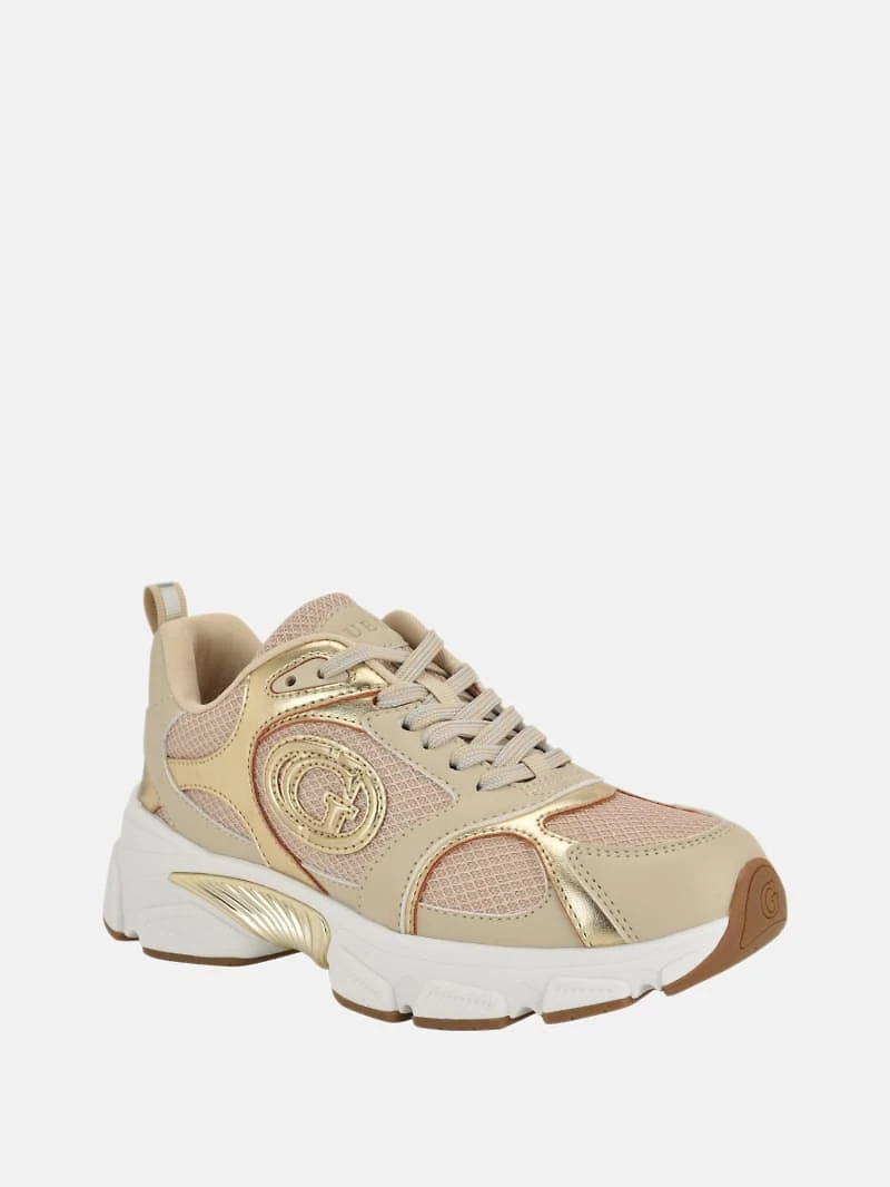 Ibitha Metallic Signature G Sneakers