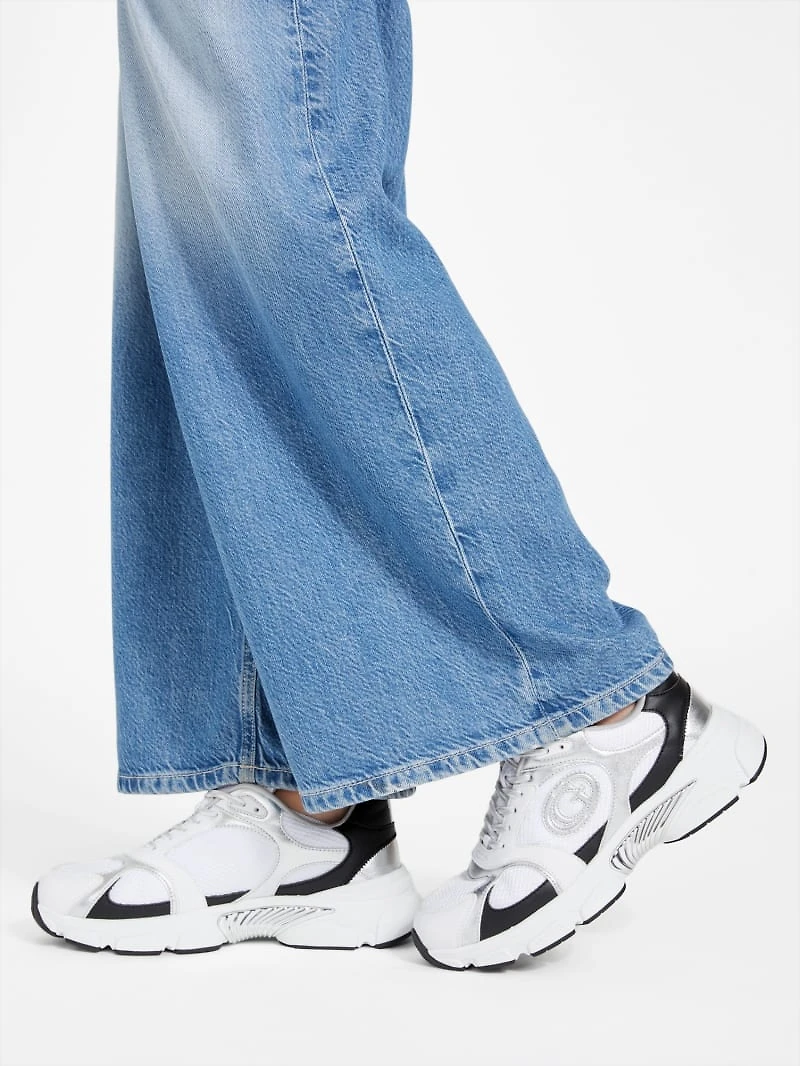 Ibitha Metallic Signature G Sneakers