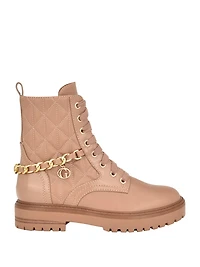 Jellard Quilted Chain Moto Boots