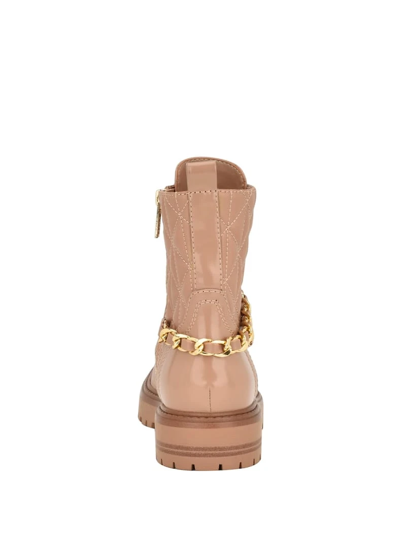 Jellard Quilted Chain Moto Boots