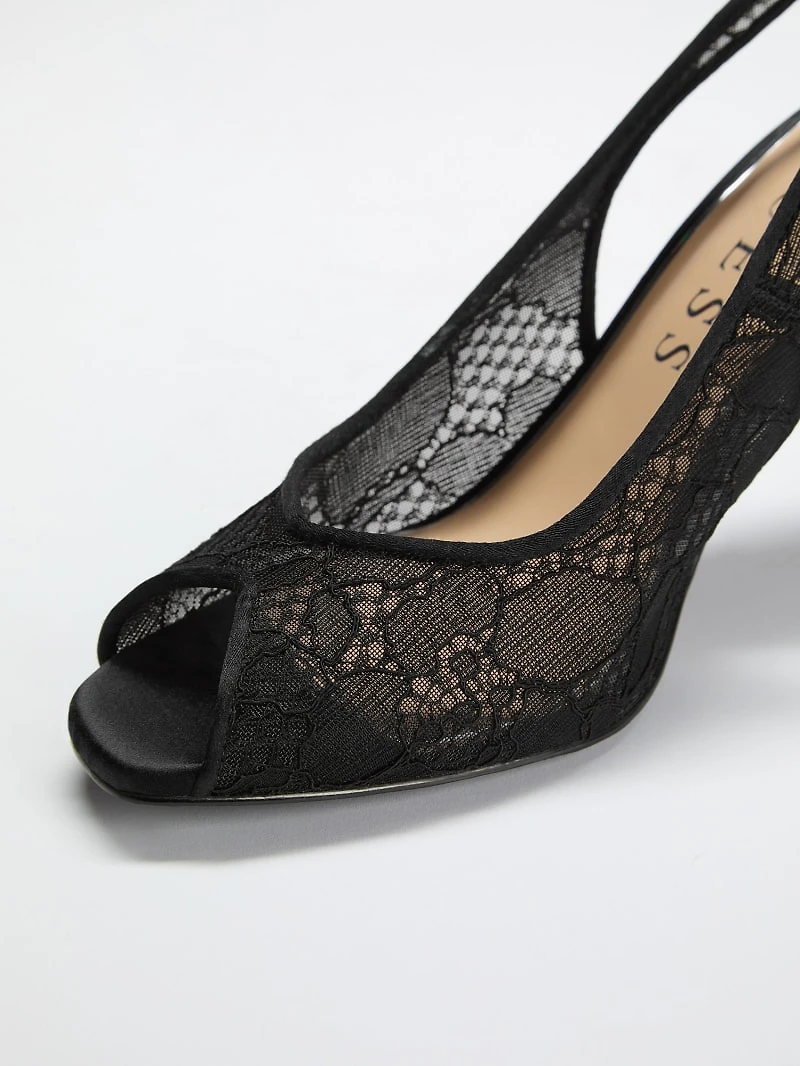 Lace Slingback