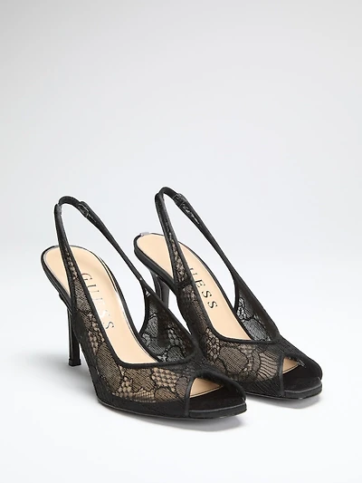 Lace Slingback