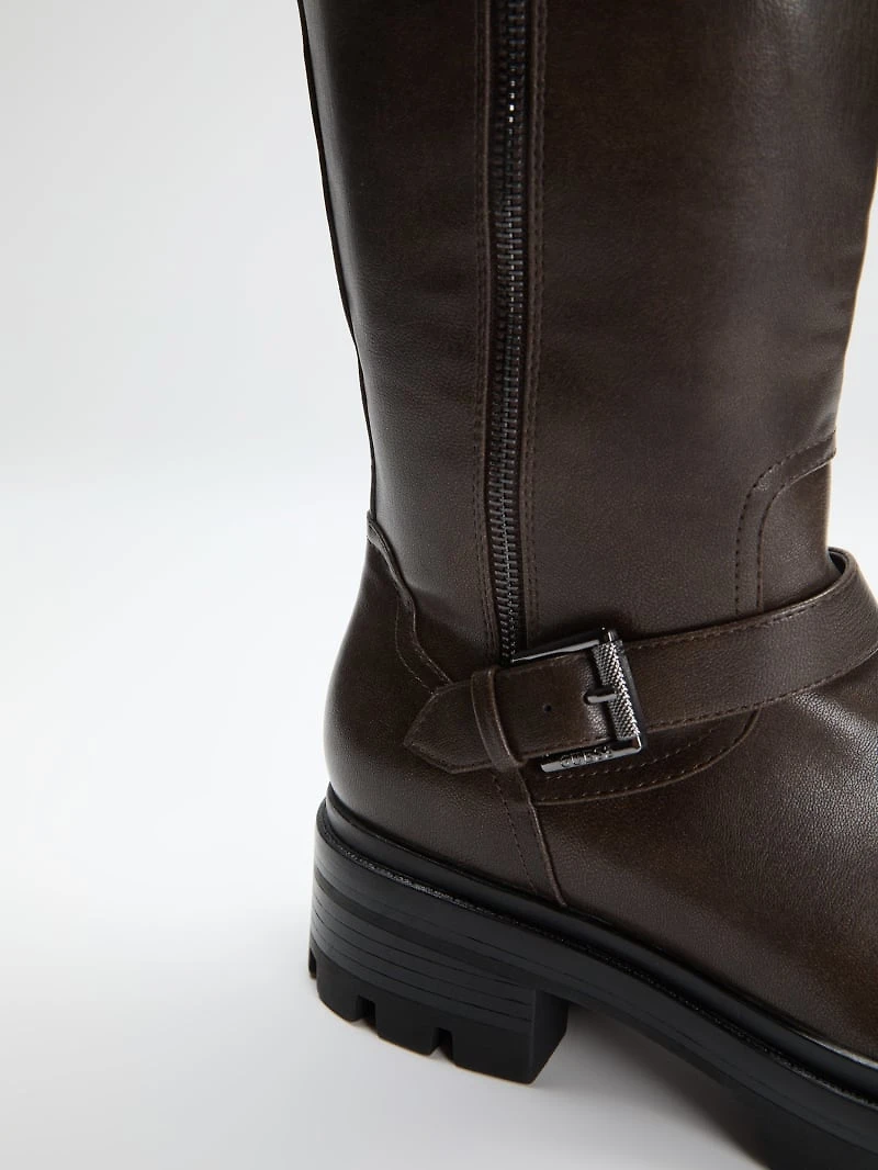 Lynnie Knee-High Lug Boots