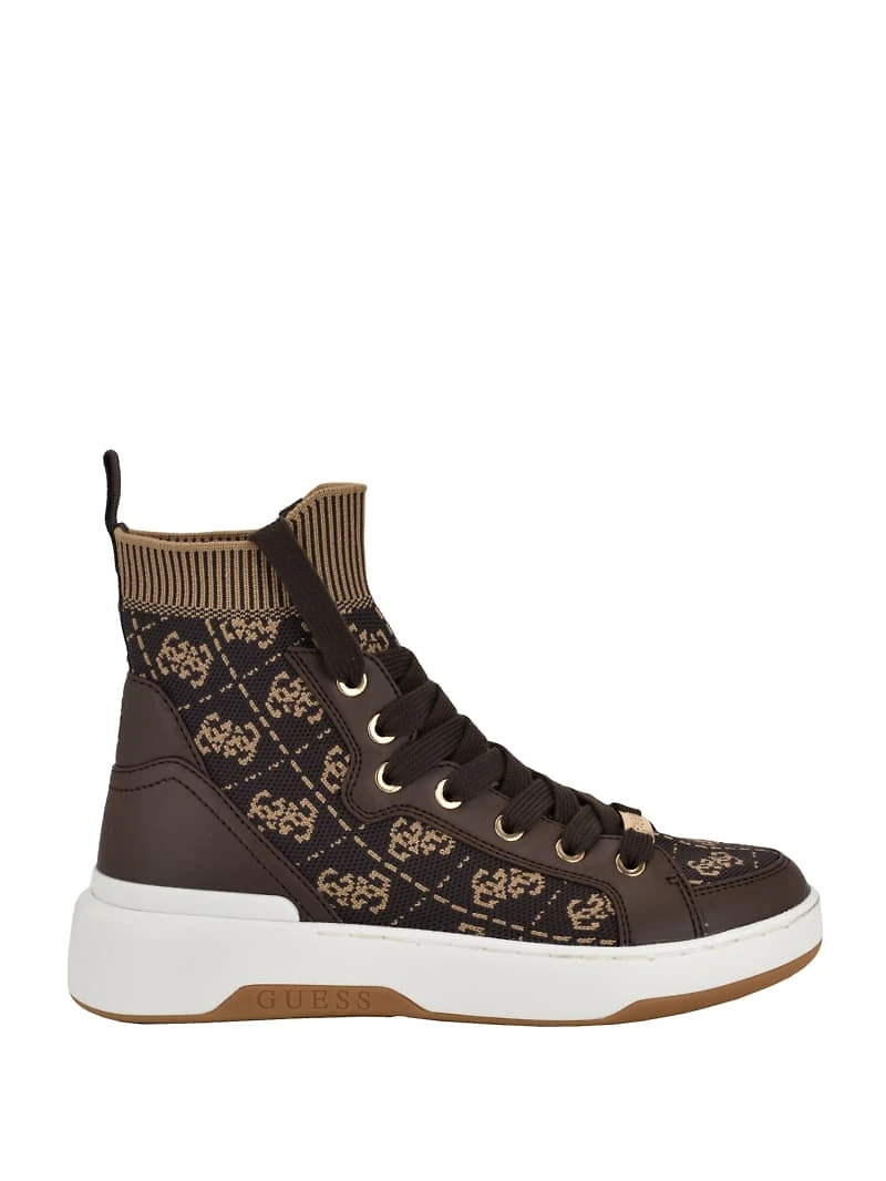 Quattro G Knit High Top Sneakers