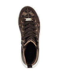 Quattro G Knit High Top Sneakers