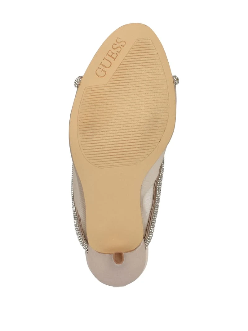 Mansa Rhinestone Mesh Heels