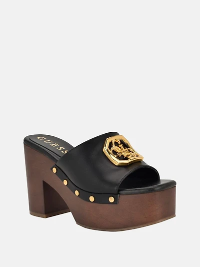 Qisha Quattro G Platform Mules