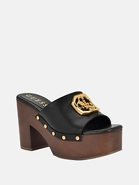Qisha Quattro G Platform Mules