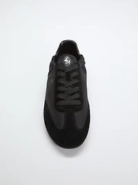 Faux Leather Sneakers