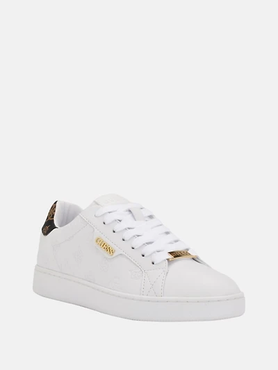 Renzy Debossed Logo Low-Top Sneakers