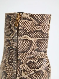 Richly Faux-Leather Booties
