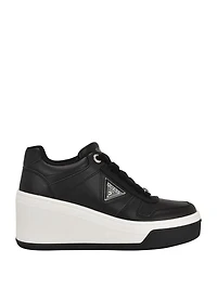 Rozinn Lace-Up Platform Wedge Sneakers